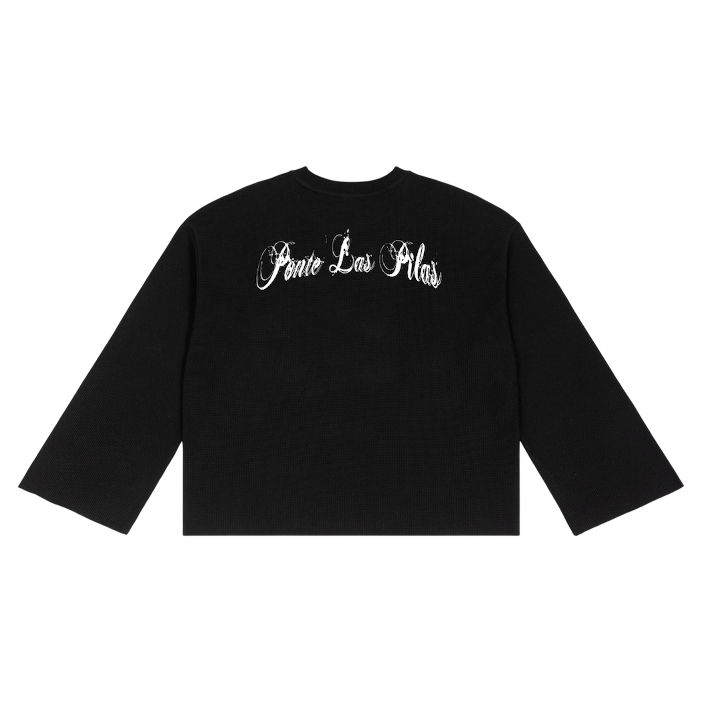 Waffle Knit Relaxed Long Sleeve