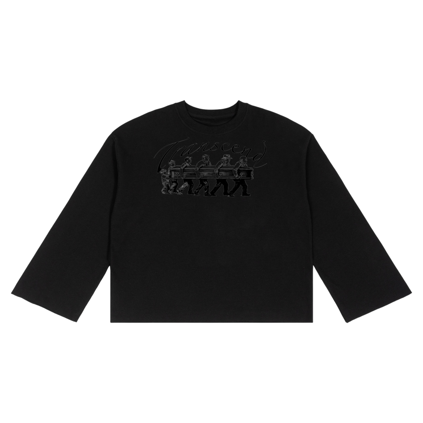Waffle Knit Relaxed Long Sleeve