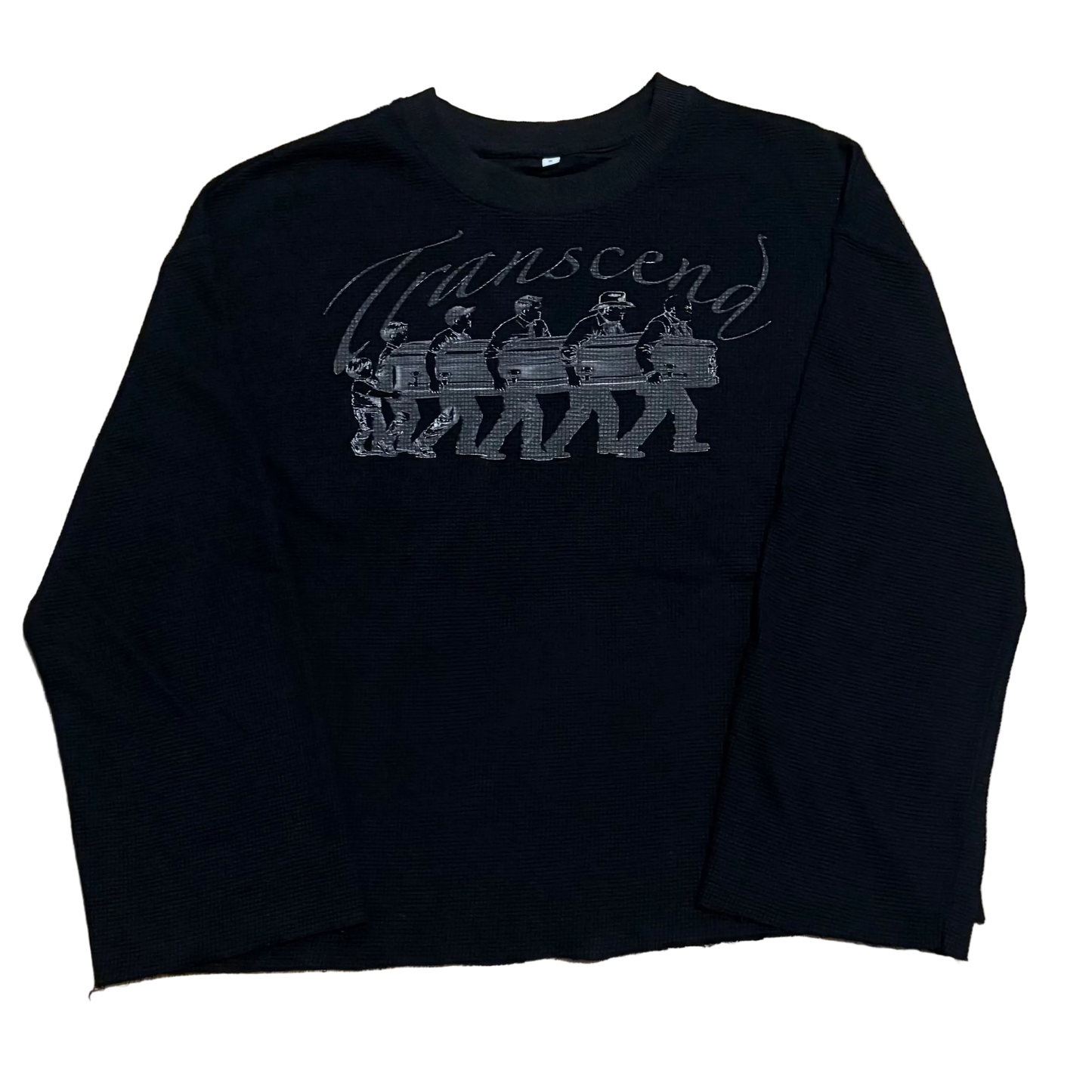 Waffle Knit Relaxed Long Sleeve